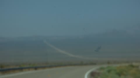 Dirt roads off in the distance