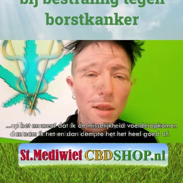 Zoë gebruikt CBD bij bestraling tegen borstkanker