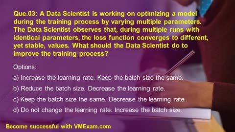 MLS-C01 | AWS Machine Learning Specialty | Sample Questions& Answers