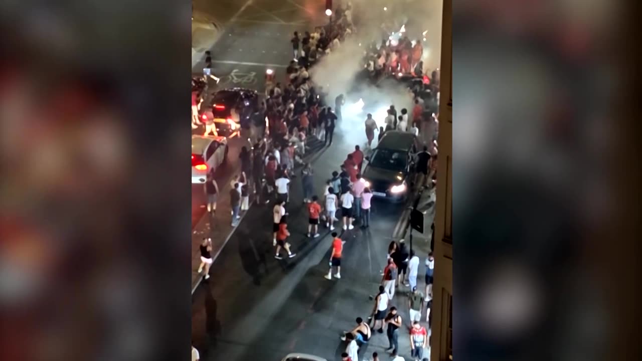 Clashes reported after France knock Morocco out of World Cup thumbnail
