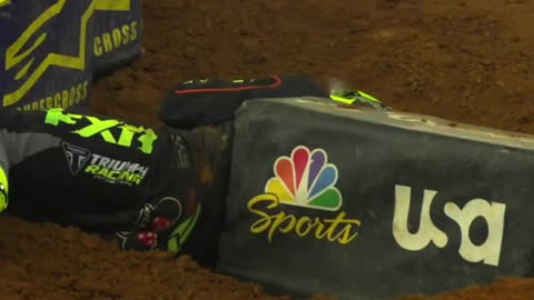 Jordon's Heart-Stopping Crash in 250 Race 1 | SMX Supercross LIVE Highlights