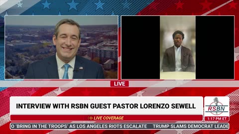 WATCH: RSBN Interviews Pastor Lorenzo Sewell - 6/9/25