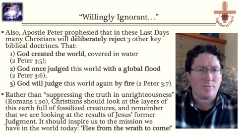 'For This They Willingly are Ignorant of' – 2 Peter 3:3–7