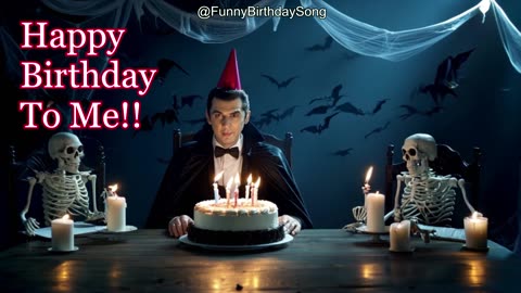 🎂🖤 Happy Birthday To Me (Gothic Version 1) | Dark Funny Birthday Song for Emo & Alternative Vibes 🎂🖤