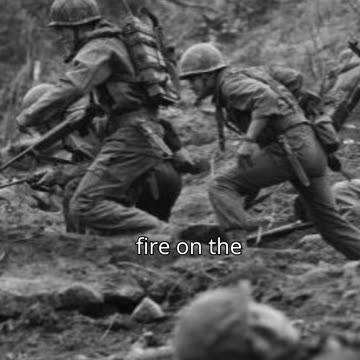 Pfc Brown holds the wall