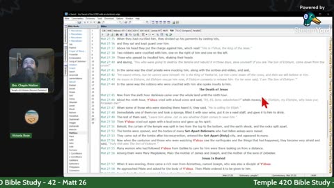 Temple 420 Bible Study - 42 - Matt 26/27