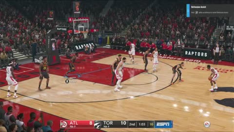 NBA Live 19 Hawks Vs Raptors