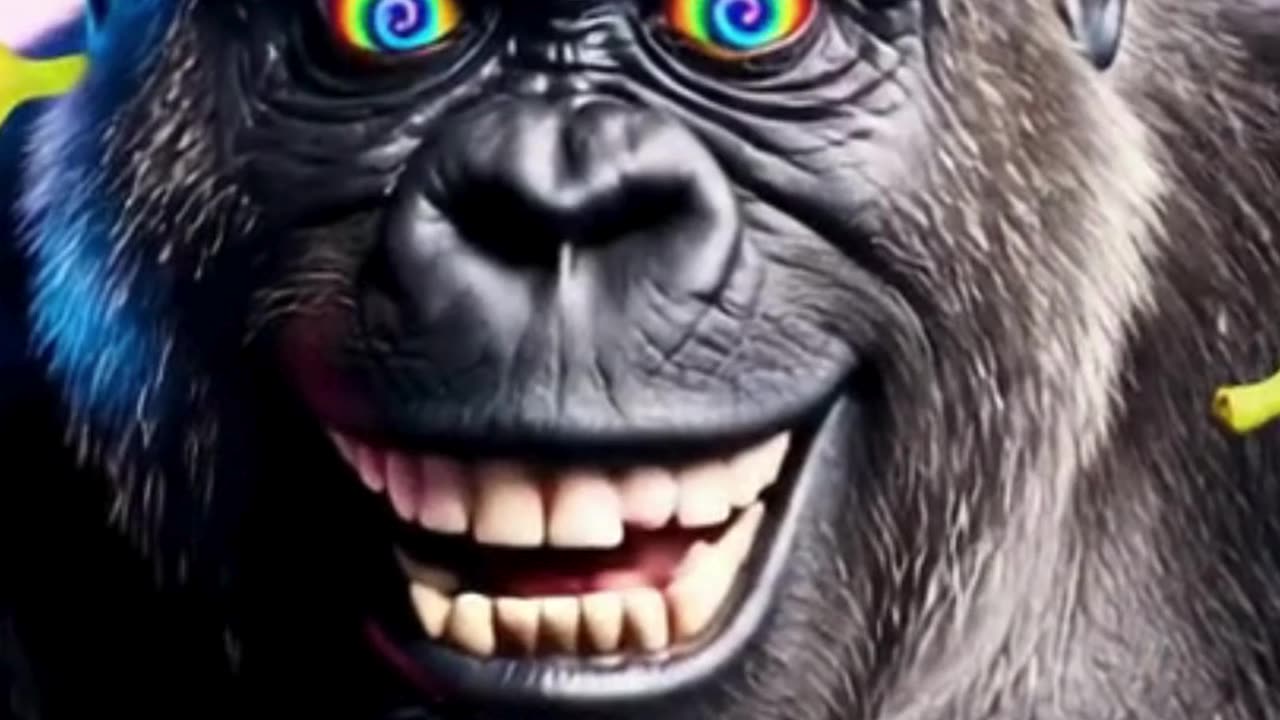 Brain Rot Gorilla Hypnotizes You “Gimme Your Money!” 4K Comedy Short