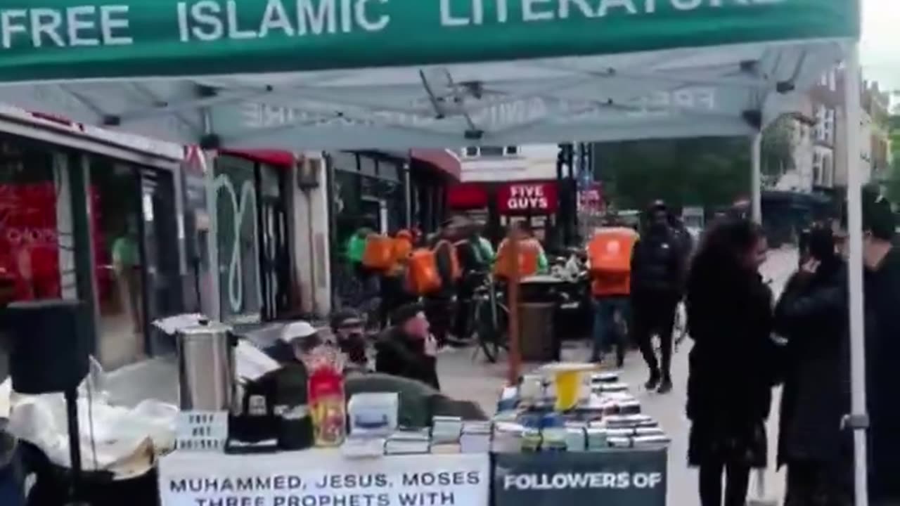 In UK you can give away Quran, but if you preach Gospel you will be arrested.