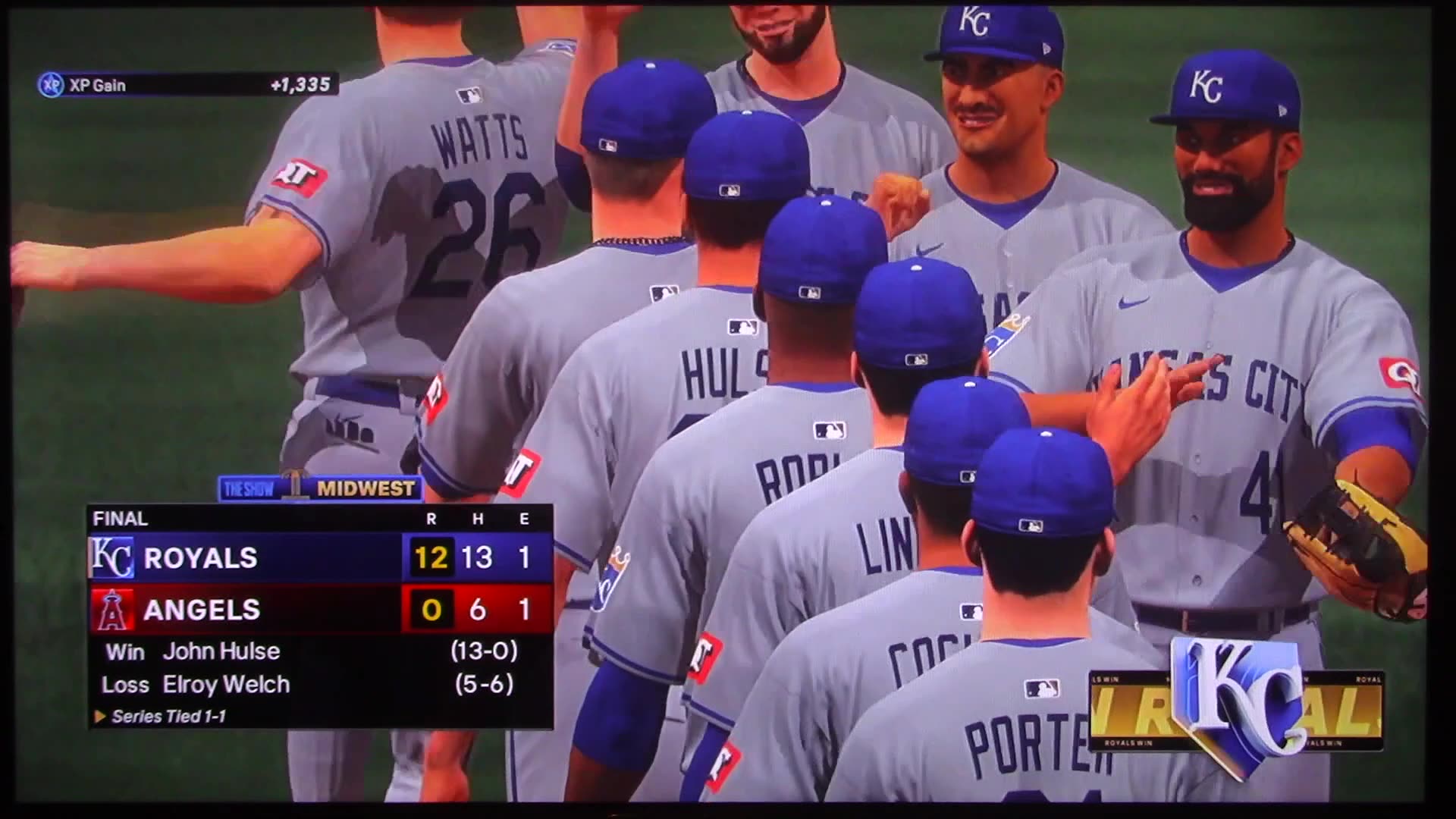 MLB The Show: Kansas City Royals vs Los Angeles Angels (S23 G70)