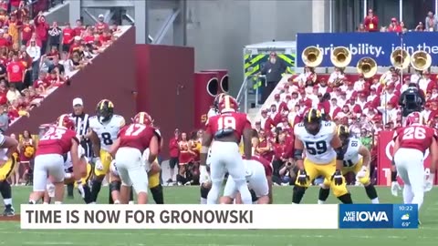 Gronowski discusses incompletions in Saturday's loss to Iowa State