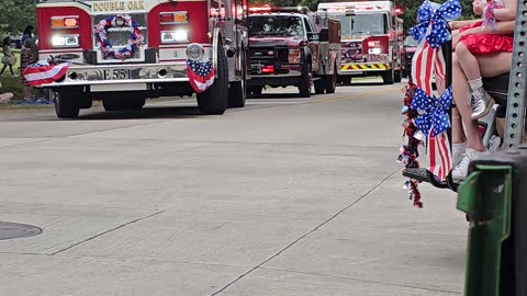 4th of July parade in Double Oak, Texas