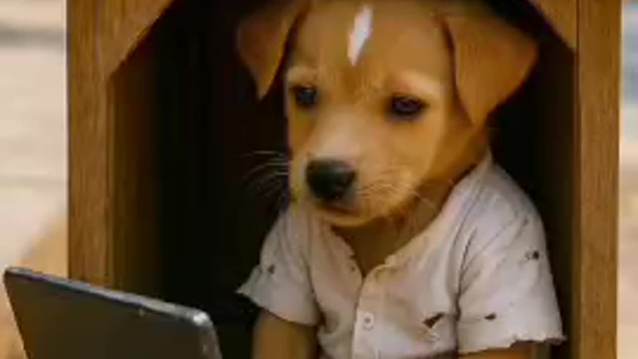 Poor Puppys Laptop Was Smashed by His Friends And Laughed At Him But Puppy Didnt Give Up