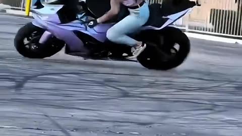 Girls bike drifting vs The Last One #trollface #edit #troll #fyp #usa #trollface