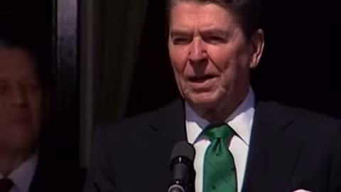 Ronald Reagan’s Hilarious Take on Saint Patrick’s Legacy! ☘️🔥 #SaintPatricksDay