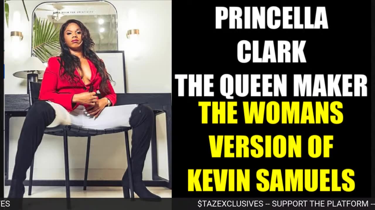 PRINCELLA CLARK FOLLOWERS CALL TAZ - THE MAMMY KING - FOR SUPPORTING BLACK WOMEN