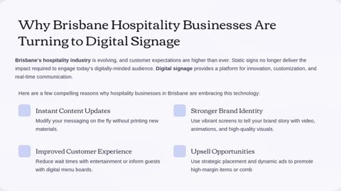 Enhance Your Restaurant with Digital Signage Brisbane & Hospitality Signage