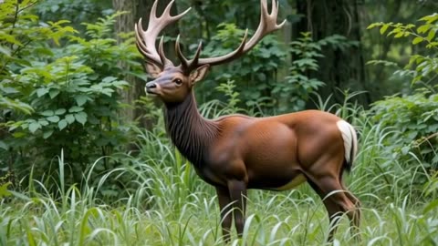 🦌 The Majestic Western Red Deer Like You've Never Seen Before! 🌲 | Nature’s Gentle Giant