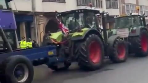 Meanwhile in Oxford, UK: Farmers are once again gathering to protest