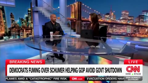 JONES TRIGGERED ON SCHUMER HELPING THE GOP AVOID A GOV’T SHUTDOWN: LOL