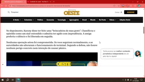 Bancária é presa no Aeroporto Internacional de Brasília.mp4