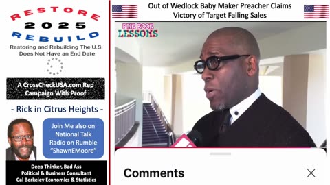 Out of Wedlock Baby Maker Preacher Claims Victory of Target Falling Sales