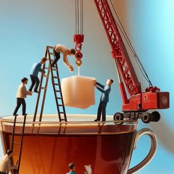 just saw a group of friends standing on a giant teacup 👫🍵