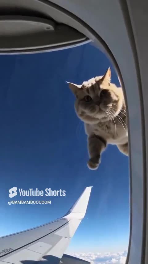 Flying Kitty! Please like and follow!