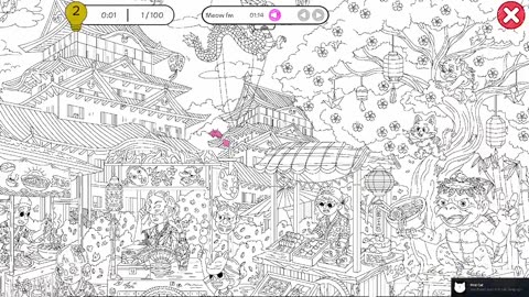 Steam 100 Cats Lost in Japan Find and Color EP01