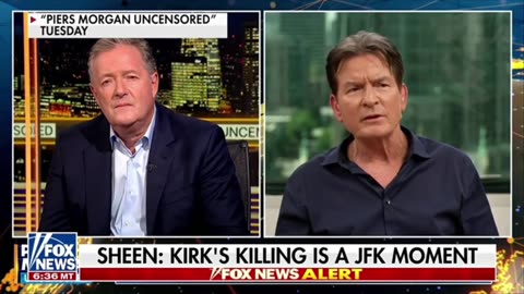 Charlie Sheen: Kirks Murder Is This Generations JFK Moment
