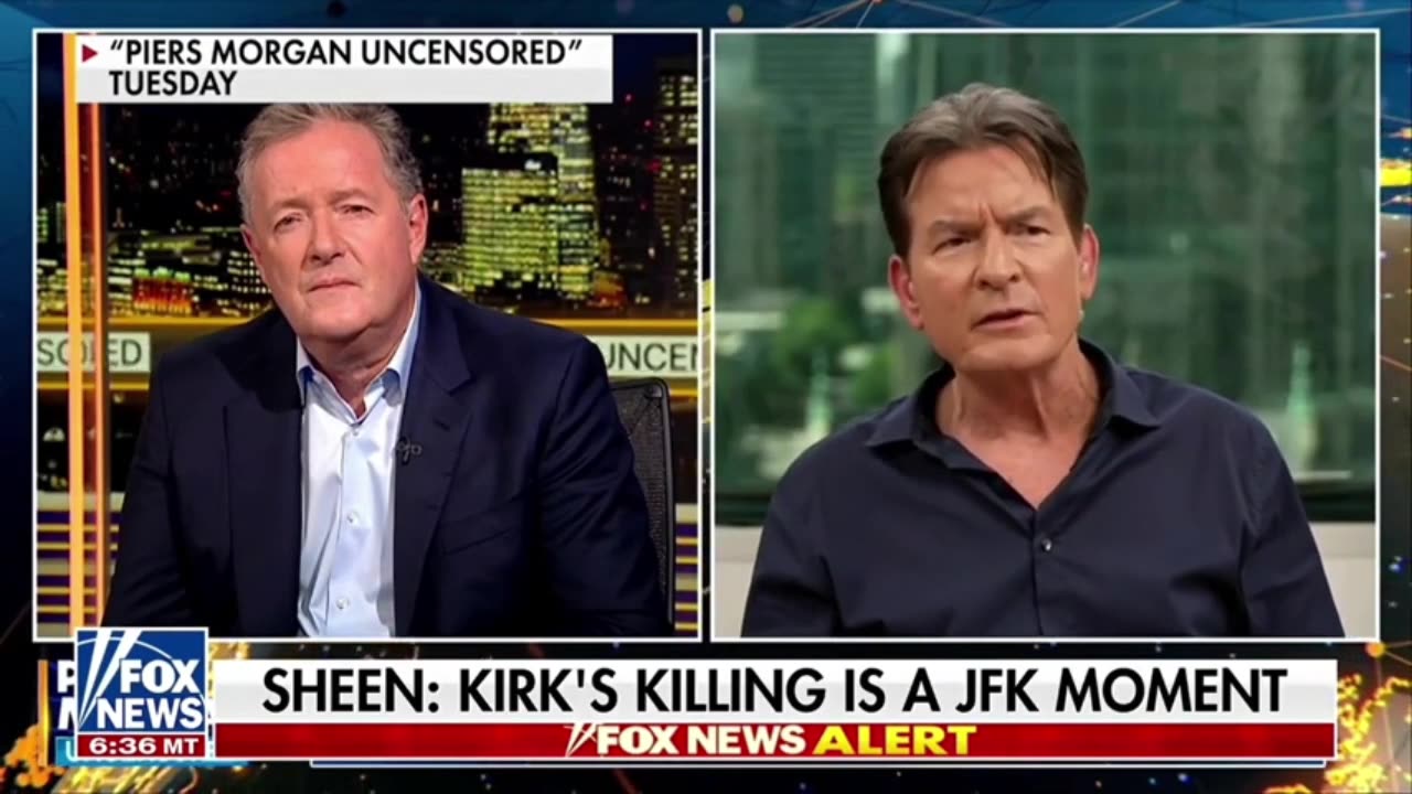 Charlie Sheen: Kirks Murder Is This Generations JFK Moment