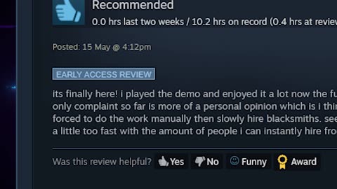 Blacksmith Master Steam Review