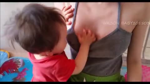 Breast feeding mom vlog
