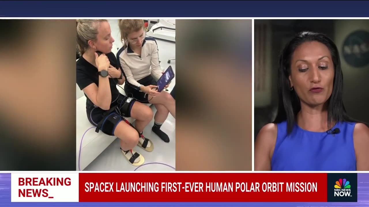 SpaceX launching first-ever human polar orbit mission