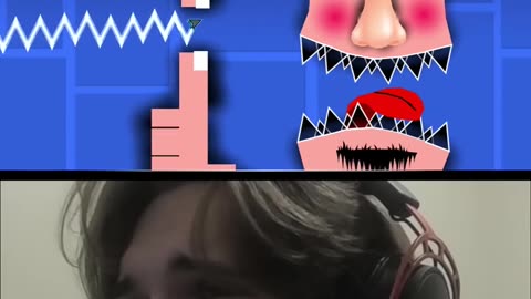 Geometry Dash - He ALMOST Got Me! 😱 | Insane Near-Miss Moment #shorts