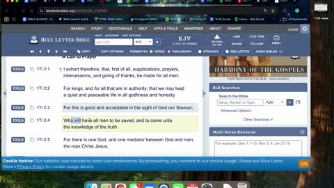 7/17/25 1Ti 2:1-7 There is one mediator between GOD and men, the man CHRIST JESUS (HIS WORD)