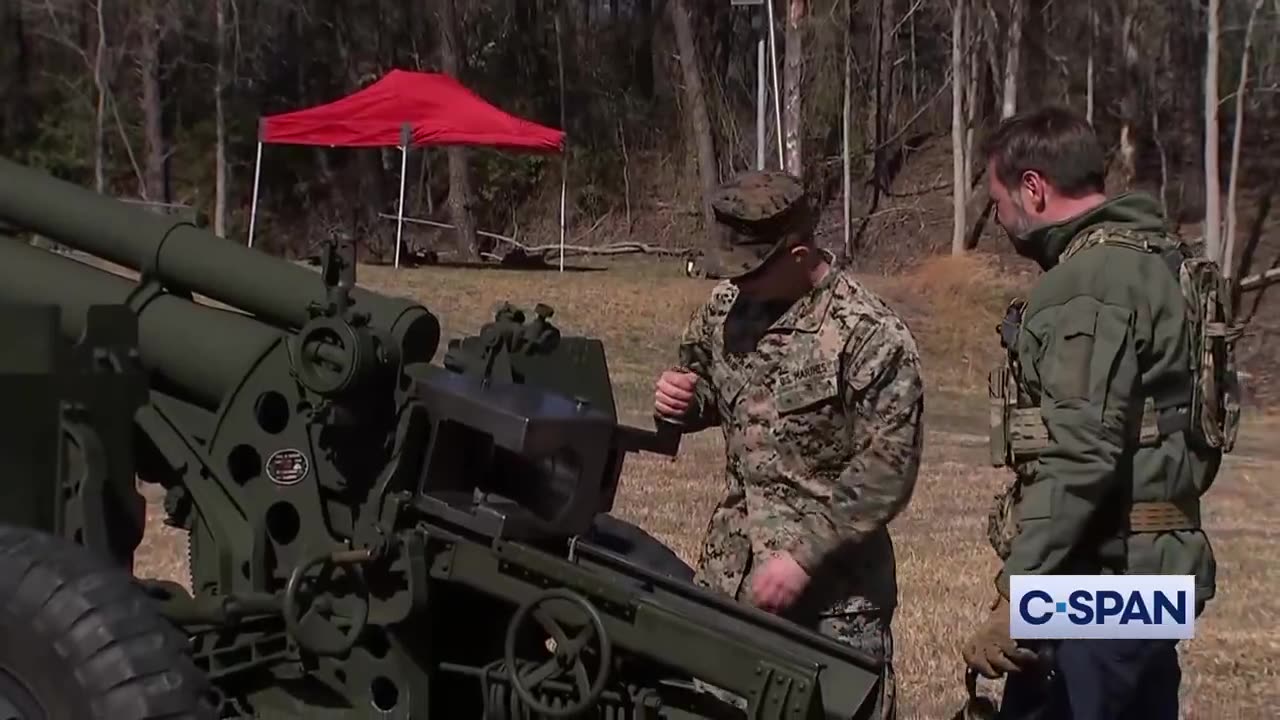 VP JD Vance at Marine Corps Base Quantico