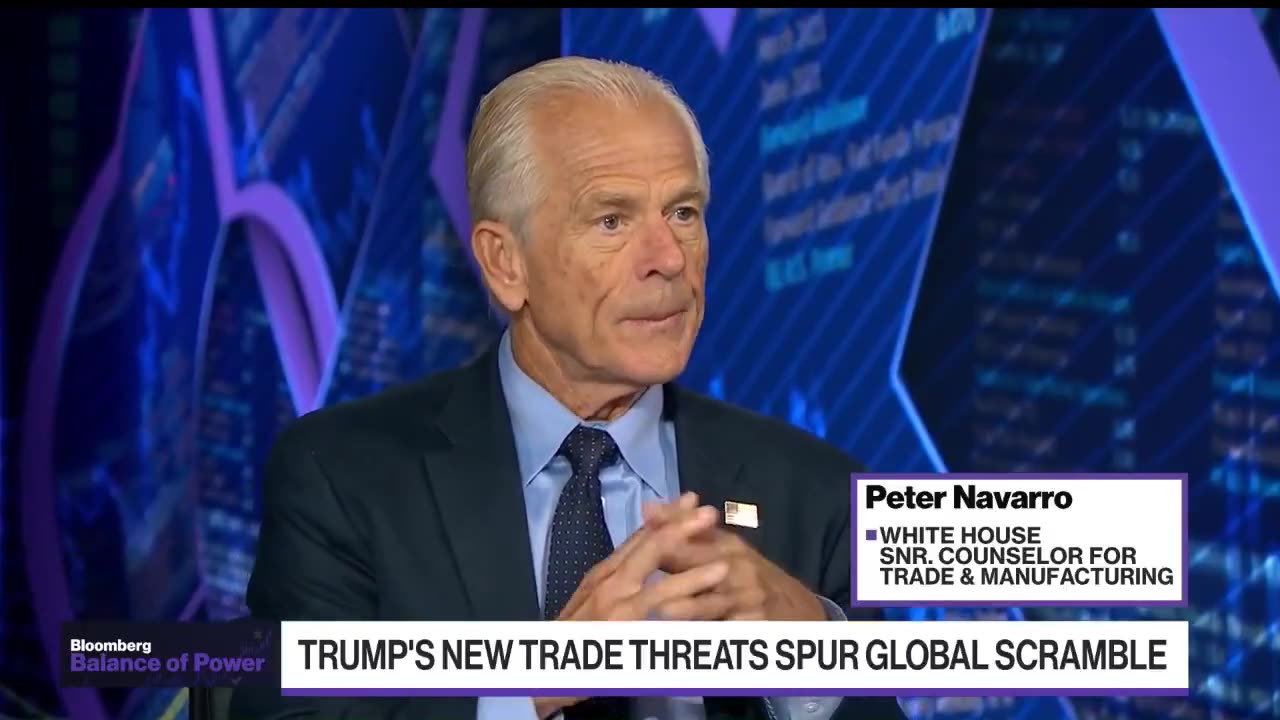 WH Senior Counselor Peter Navarro on the tariff boon