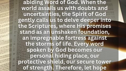 Hope in His Word