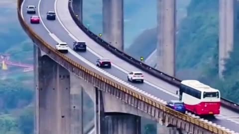 Driving in the Sky! 🚗🌉 Qingyuan’s Breathtaking Elevated Highway