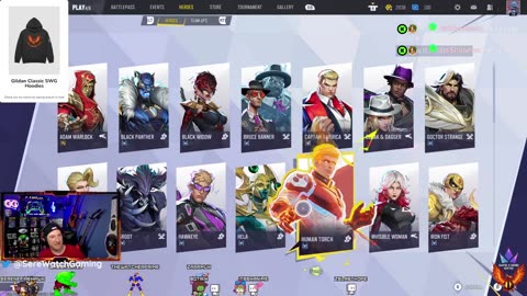Watcher here playing some #MarvelRivals, jump in if you want! Can you dig it?