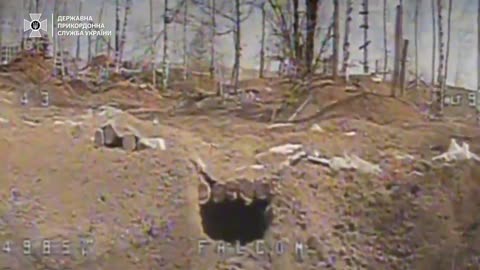 🔥Near Volchansk, border guards of the "Gart" brigade tracked down an enemy