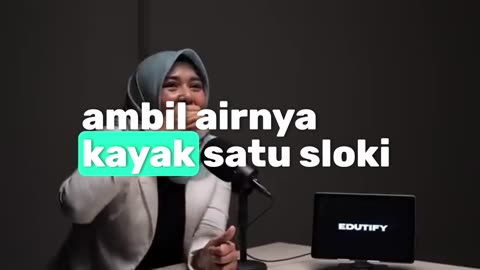 Ambil airnya kaya seloki