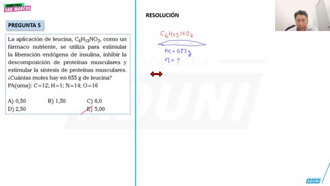 SEMESTRAL ADUNI 2025 | Semana 07 | Química