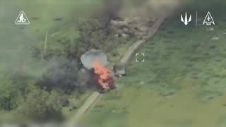 Russian Armored Column is Shredded by Ukrainian Soldiers of the 14th SBS Regiment