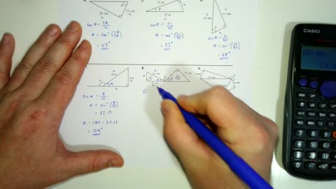 Trigonometry 02 - Calculating Angles Solutions