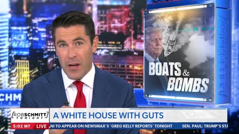 💥Rob Schmitt reacts to Trump's DOD attack on the Cartel Drug Boat