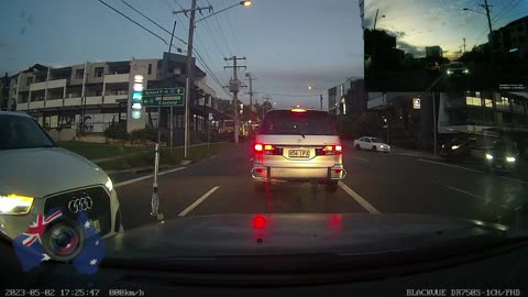 Aussiecams - Poor road design or Poor Manners? What do you think? Coorparoo QLD