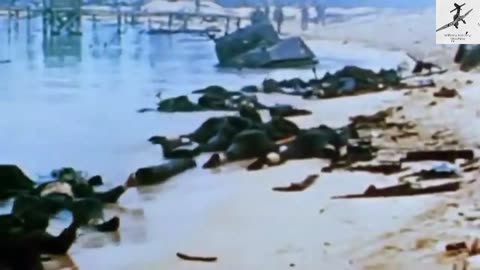 WW2 - Solomon, Gilbert and Marshall Islands Campaign [Real Footage in Color]