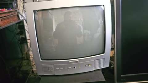 Picked up 2 small little 14-inch CRT TVs like I had as a boy TV DIGILOGIC D14PTV1 , Bush 1480TS